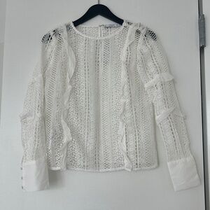 NWT Mango Lace Top